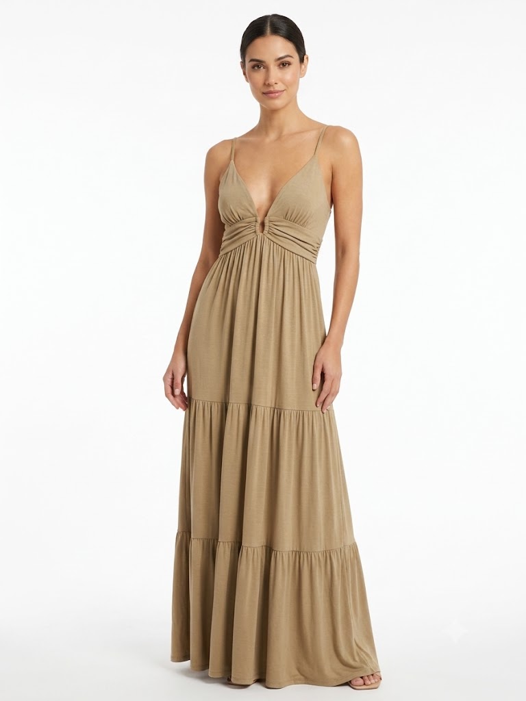 Aria Tiered Maxi Dress