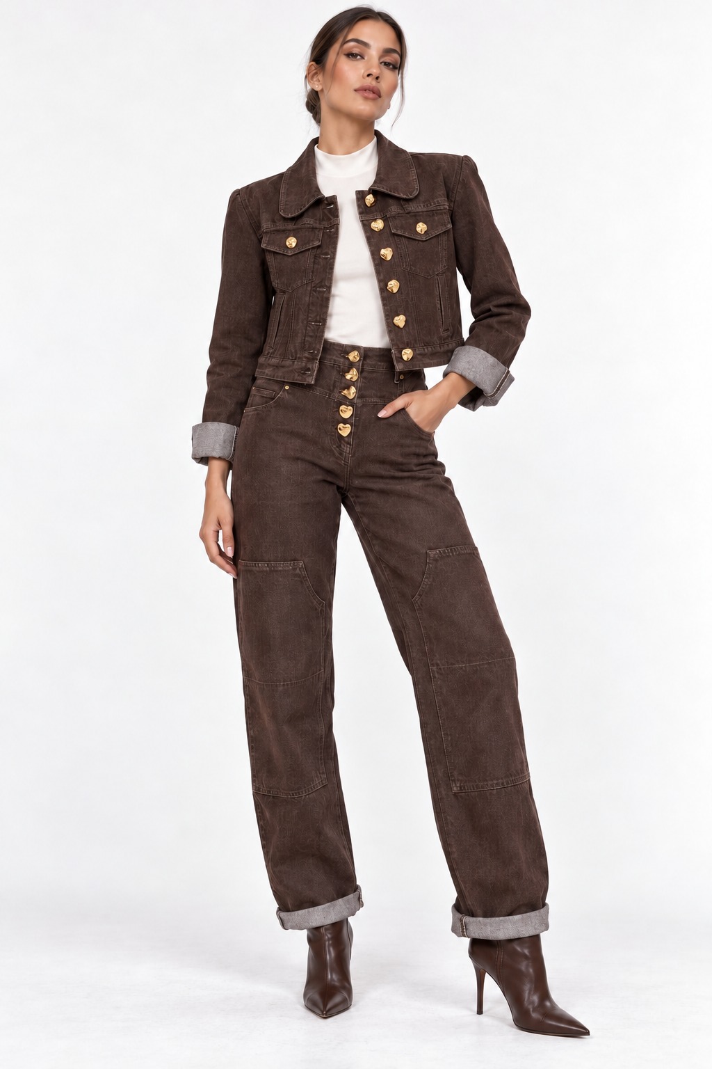 BROWN JACKET