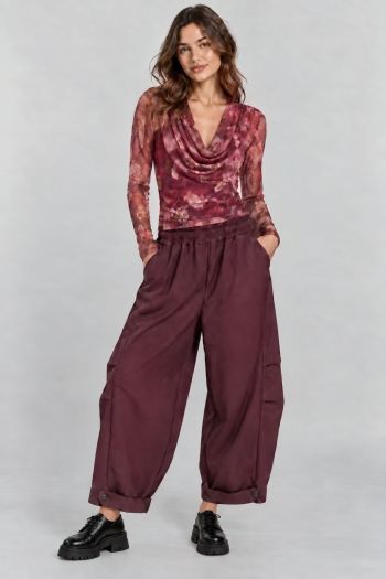 WIDE LEG BARELL PANTS