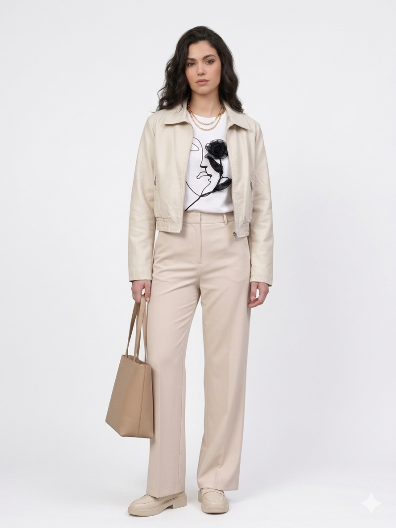 Φωτογραφία από City Glow Leatherette μπουφάν 