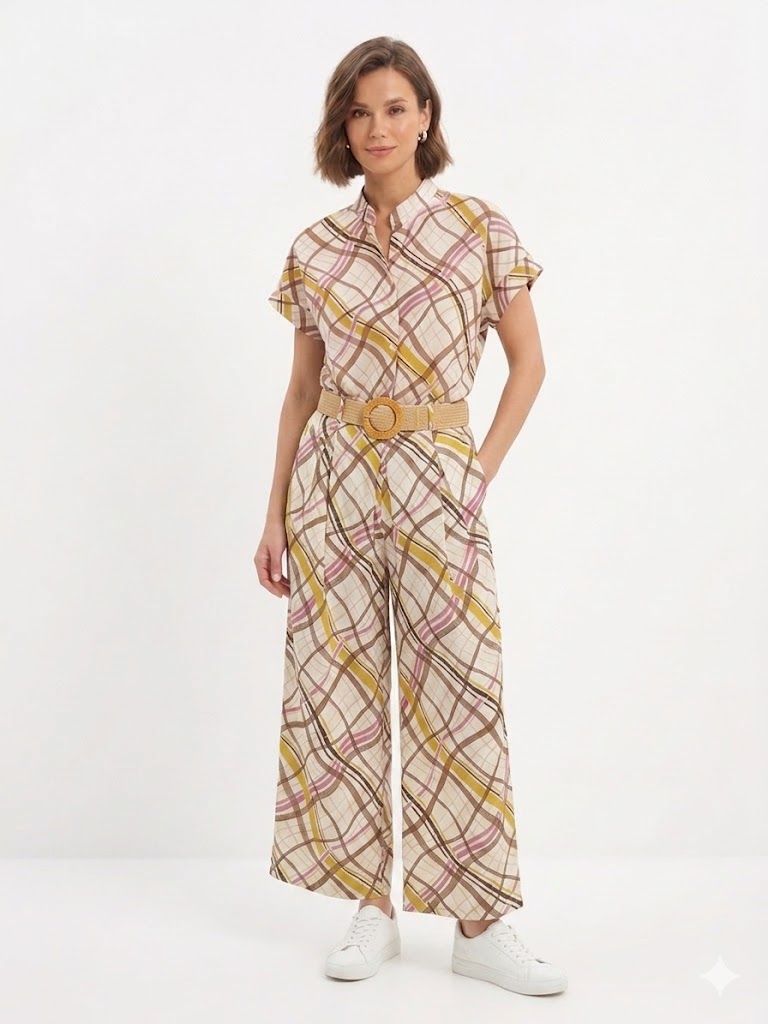 Φωτογραφία από Plaid - Waist Checkered Trouser 