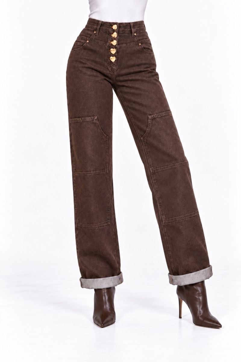 Φωτογραφία από BROWN HIGH-WAISTED DENIM