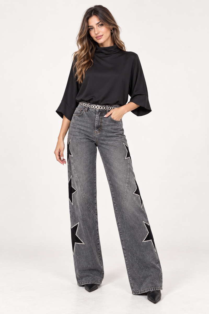 STAR EMBELLISHED JEANS Φωτογραφία από STAR EMBELLISHED JEANS